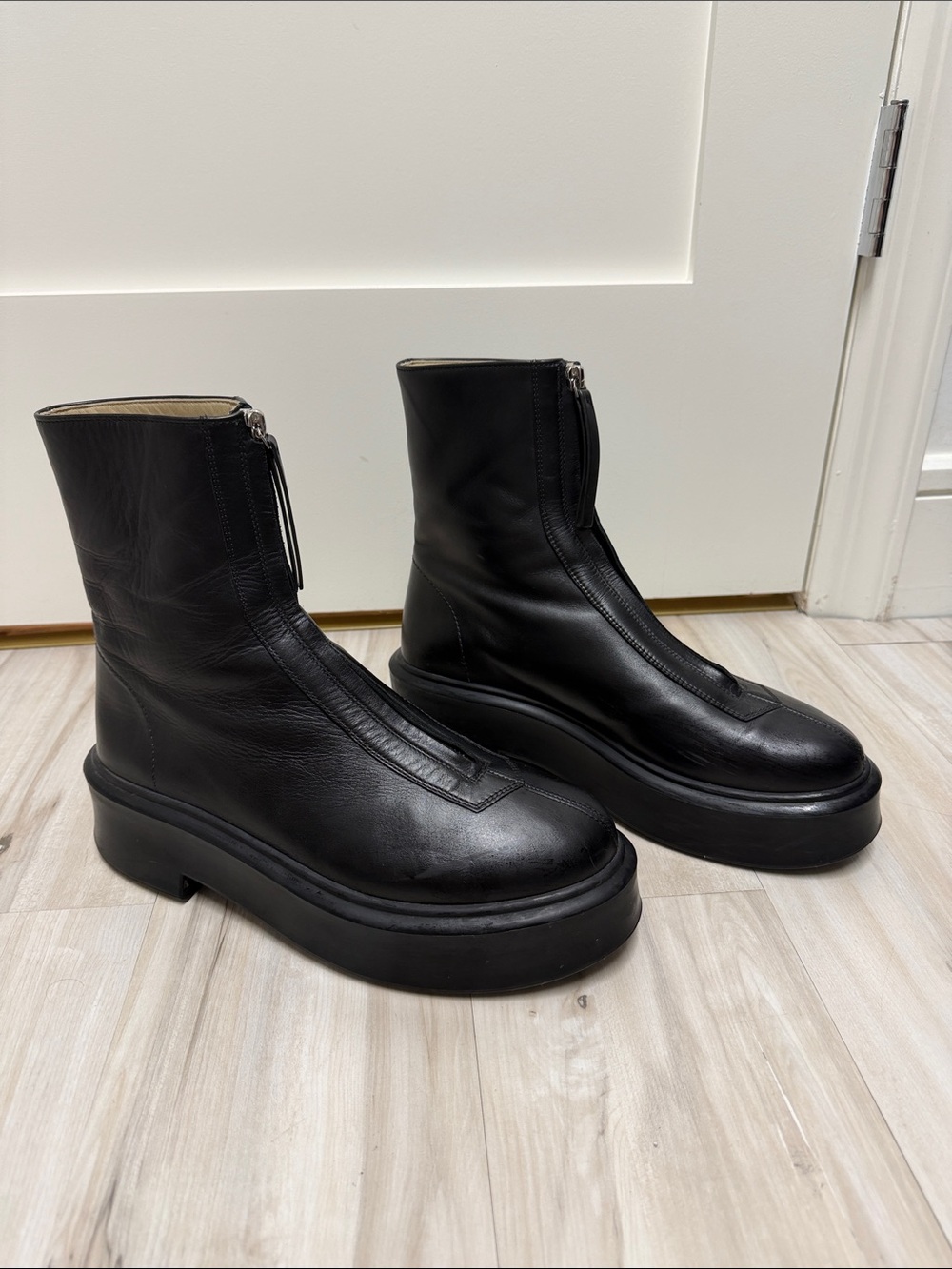 The Row Zip Moto Bootos